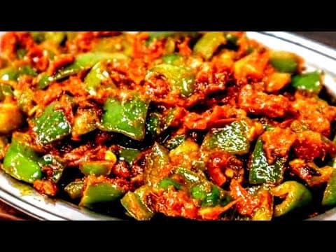 सिर्फ 5 मिनट में जब कुछ समझ न आए बनाए टमाटर शिमला मिर्च की सब्जी