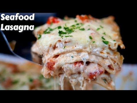 This Seafood Lasagna Deserves To Be On Your Dinner Table