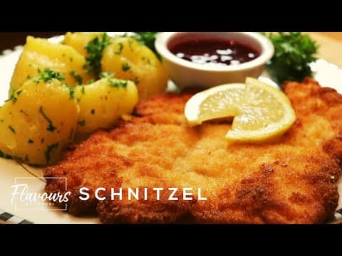 How To Make Chicken Schnitzel with Parsley Potatoes - Austria's National Dish