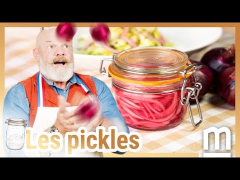 Pickles d'oignons rouges