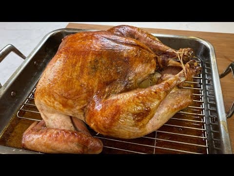 Herb‑Butter Injected Roast Turkey - American Main Course Herb‑Butter Injected Roast Turkey - Delicious American main course with medium difficulty. Perfect recipe converted from YouTube video to PDF format.
