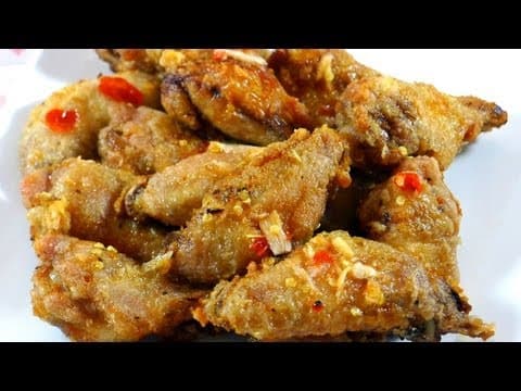Fish Sauce Chicken Wings - Canh ga chien nuoc mam