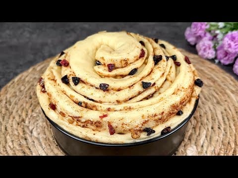 Cinnamon Walnut Cranberry Raisin Sweet Bread - American Breakfast Cinnamon Walnut Cranberry Raisin Sweet Bread - Delicious American breakfast with medium difficulty. Perfect recipe converted from YouTube video to PDF format.