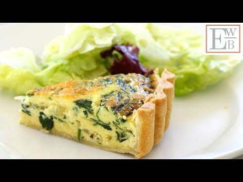 Spinach and Onion Quiche