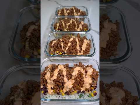 Beef and Rice Taco Bowls