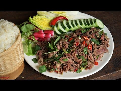 Lap Ngoua Beef Salad