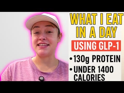 GLP-1 What I Eat in a Day for Weight Loss 🔥 Easy High Protein + 40g Fiber Meals
