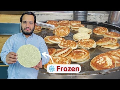 Homemade Frozen Flaky Paratha (parota)