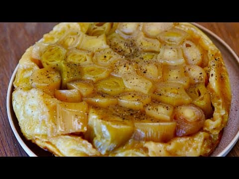 Tarte Tatin aux poireaux - Française Main Course Tarte Tatin aux poireaux - Delicious Française main course with medium difficulty. Perfect recipe converted from YouTube video to PDF format.