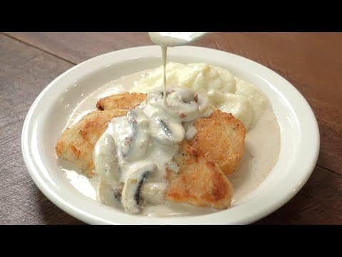 Creamy Chicken Breast with Mushroom Sauce - Korean Main Course Creamy Chicken Breast with Mushroom Sauce - Delicious Korean main course with easy difficulty. Perfect recipe converted from YouTube video to PDF format.