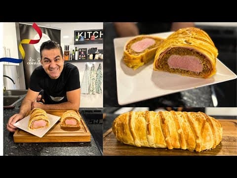 Mușchi de porc Wellington cu varză murată