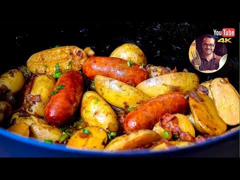 Roasted New Potatoes with Chorizo