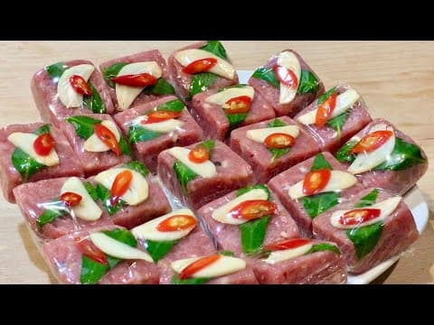 Quick Fermented Pork Sausage (Nem Chua)