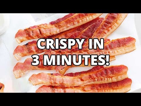 How to Microwave Bacon - Perfectly Crispy Bacon in Minutes!