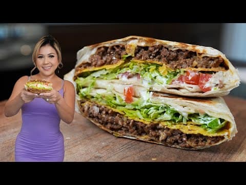 How to make the Best CRUNCHWRAP SUPREME at Home, and so MUCH BETTER!!!!