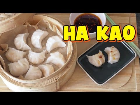 Har Gow – Steamed Shrimp Dumplings (traditional and alternative dough) - Chinese Appetizer Har Gow – Steamed Shrimp Dumplings (traditional and alternative dough) - Delicious Chinese appetizer with medium difficulty. Perfect recipe converted from YouTube video to PDF format.