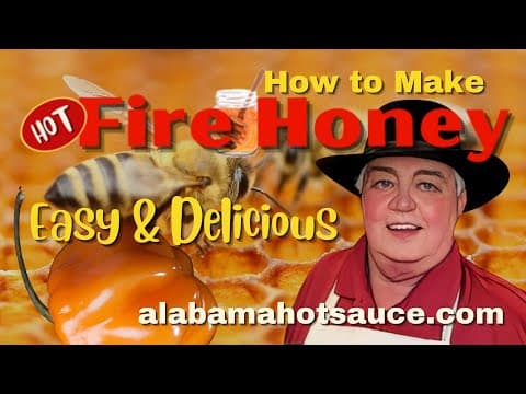 How to Make Fire Honey - Easy Hot Honey Recipe - Infused with Habanero Peppers