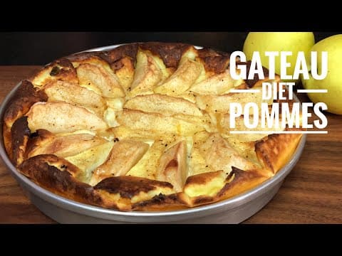 White cheese cake with apples and vanilla (light)