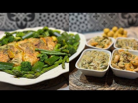 Baked Salmon with Vegetables, Mushroom Sauce and Seafood - French Main Course Baked Salmon with Vegetables, Mushroom Sauce and Seafood - Delicious French main course with medium difficulty. Perfect recipe converted from YouTube video to PDF format.