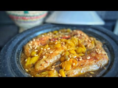 Chicken Tagine with Mirabelle Plums - French Main Course Chicken Tagine with Mirabelle Plums - Delicious French main course with medium difficulty. Perfect recipe converted from YouTube video to PDF format.