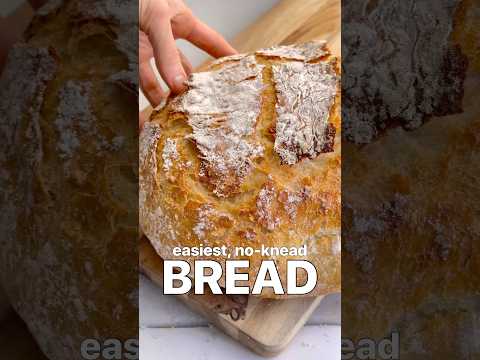 No‑Knead Artisan Bread (Dump‑Mix, No‑Knead)