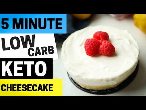 5 Minute Keto Cheesecake Recipe