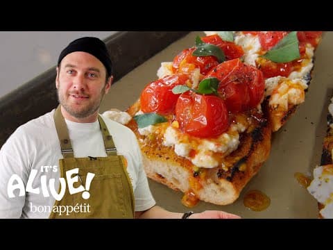 Brad Makes Charred Tomato Toast