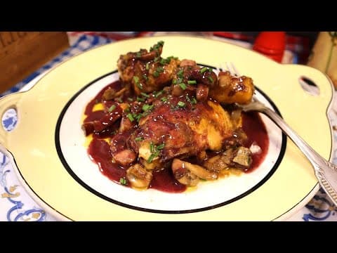 Sautéed Chicken Bourguignonne