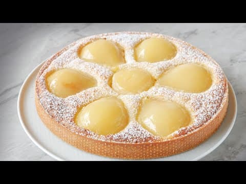 Bourdalou Tart (pear‑almond tart)