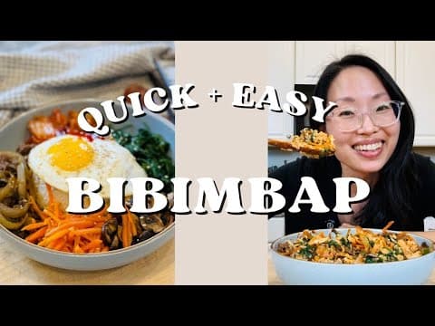 How to Make Quick + Easy Bibimbap (with Bulgogi)
