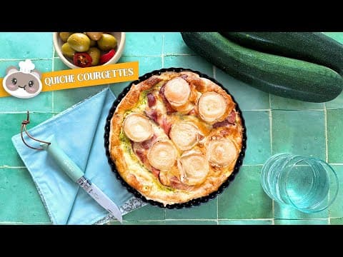 Quiche de courgettes râpées au chèvre et poitrine fumée - French Main Course Quiche de courgettes râpées au chèvre et poitrine fumée - Delicious French main course with medium difficulty. Perfect recipe converted from YouTube video to PDF format.