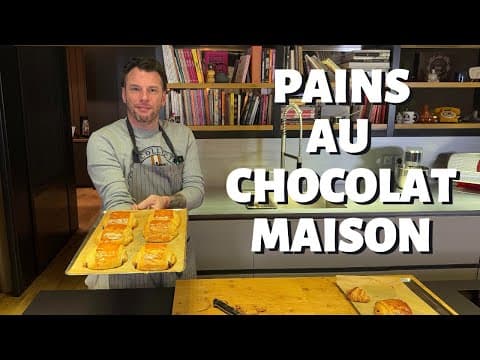 Pain au chocolat maison (pâte levée feuilletée)