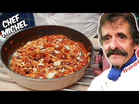 Pâtes aux merguez, olives et sauce tomate maison