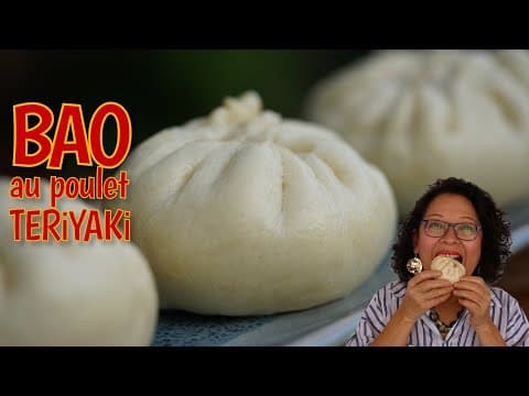Brioches chinoises au poulet Teriyaki