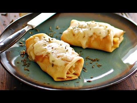 Crêpes salées farcies aux fruits de mer