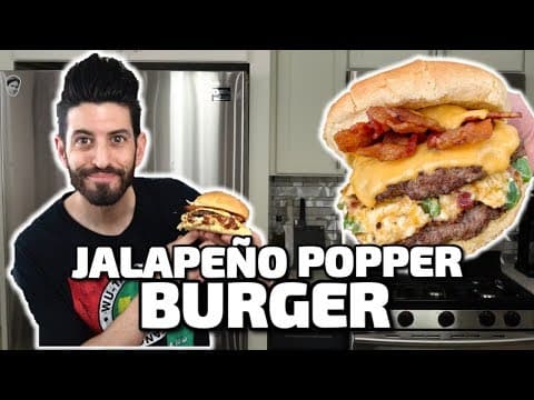 Jalapeño Popper Bacon Cheeseburger