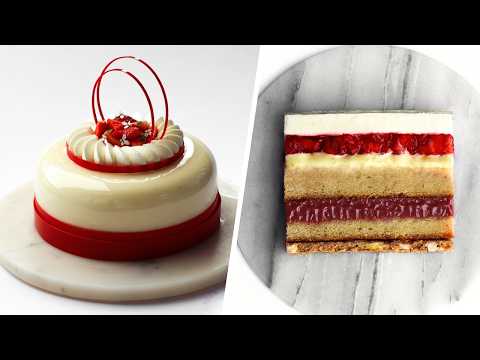 Strawberry Vanilla Layer Cake