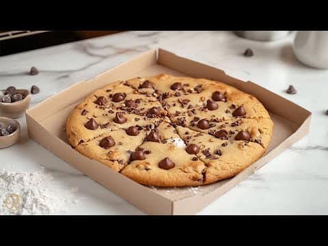 Pizza cookie au praliné et noisettes caramélisées - French Dessert Pizza cookie au praliné et noisettes caramélisées - Delicious French dessert with medium difficulty. Perfect recipe converted from YouTube video to PDF format.