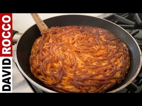 HOW TO MAKE: Frittata di Pasta or Pizza Pasta
