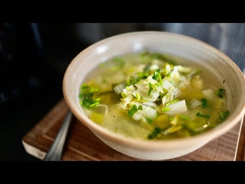 Soupe Détox Verte
