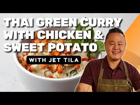 Jet Tila's Thai Green Curry Recipe - Thai | Medium | Serves 4 Jet Tila's Thai Green Curry - Thai recipe that serves 4 people. A medium difficulty cooking recipe converted from YouTube video with complete ingredients and step-by-step instructions.