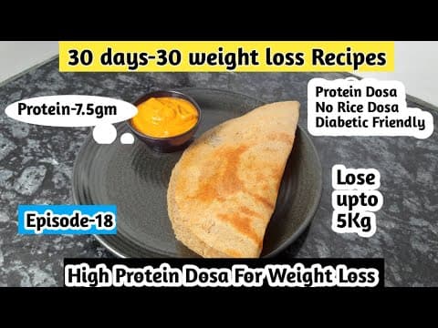 Protein Dosa (No‑Rice High‑Protein Dosa)