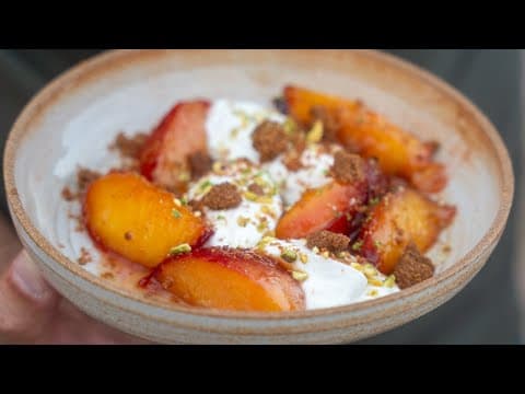 Express dessert with skir and nectarines - French Dessert Express dessert with skir and nectarines - Delicious French dessert with easy difficulty. Perfect recipe converted from YouTube video to PDF format.