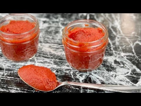Homemade Tomato Concentrate - French Sauce Homemade Tomato Concentrate - Delicious French sauce with medium difficulty. Perfect recipe converted from YouTube video to PDF format.