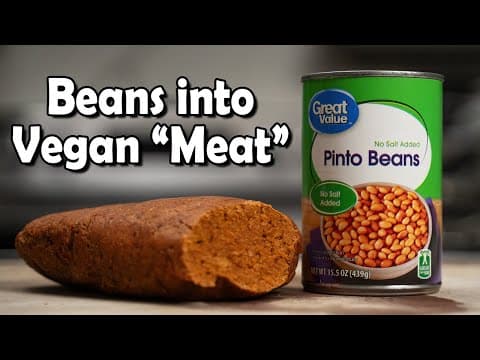 How to Make Vegan "Meat" With a Can of Beans!