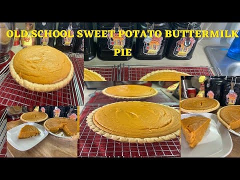 Buttermilk Sweet Potato Pie - Southern American Dessert Buttermilk Sweet Potato Pie - Delicious Southern American dessert with medium difficulty. Perfect recipe converted from YouTube video to PDF format.
