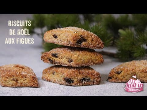 Petits biscuits Noël aux figues séchées