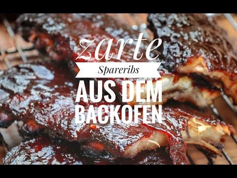 Ofen-Baby-Back-Ribs mit Rub, Apfelsaft-Dünsten und BBQ-Glasur