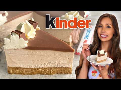 No-Bake Kinder Cheesecake - American Dessert No-Bake Kinder Cheesecake - Delicious American dessert with easy difficulty. Perfect recipe converted from YouTube video to PDF format.
