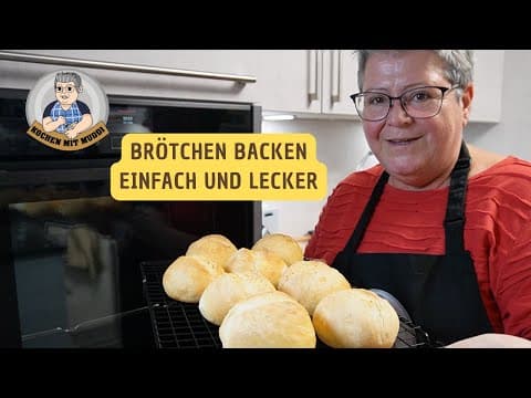 Einfache helle Weizenbrötchen